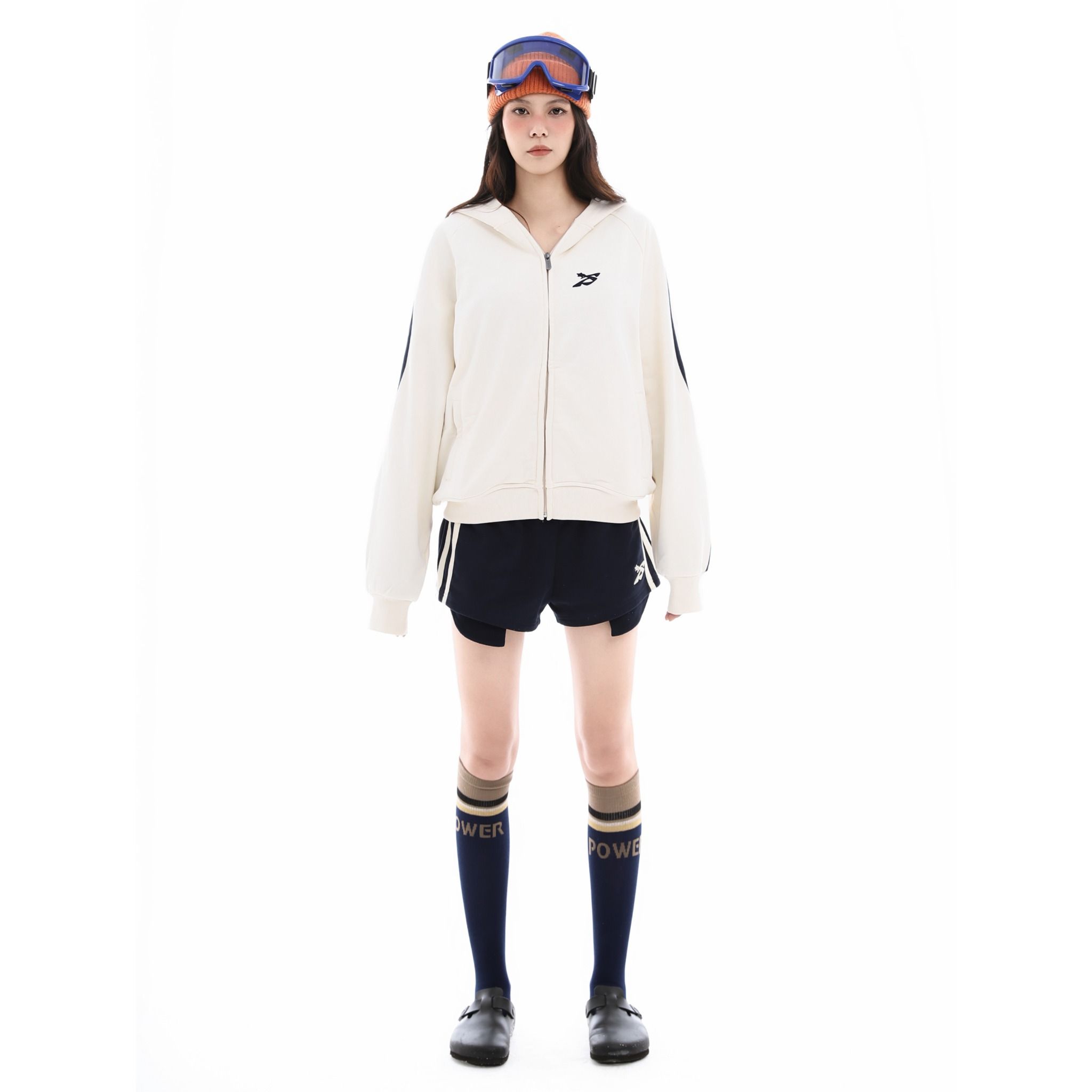 SWE INTERWAVE ZIP HOODIE - CREAM