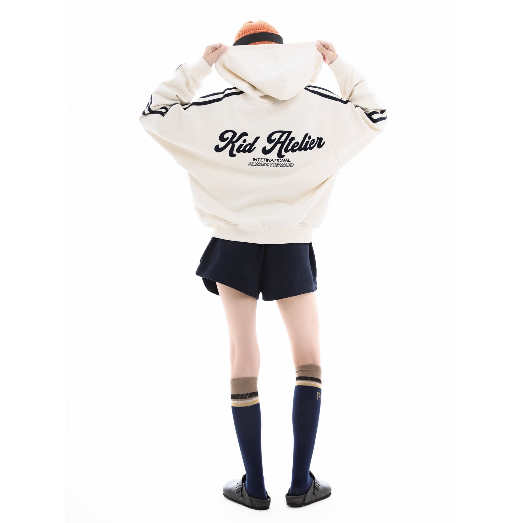 SWE INTERWAVE ZIP HOODIE - CREAM