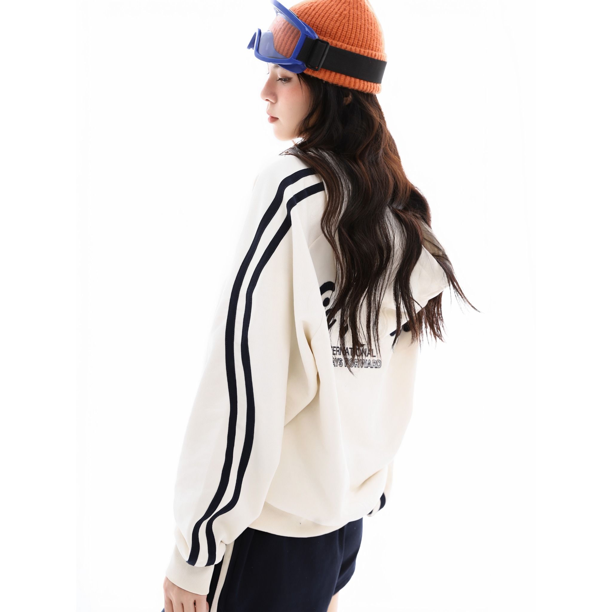 SWE INTERWAVE ZIP HOODIE - CREAM