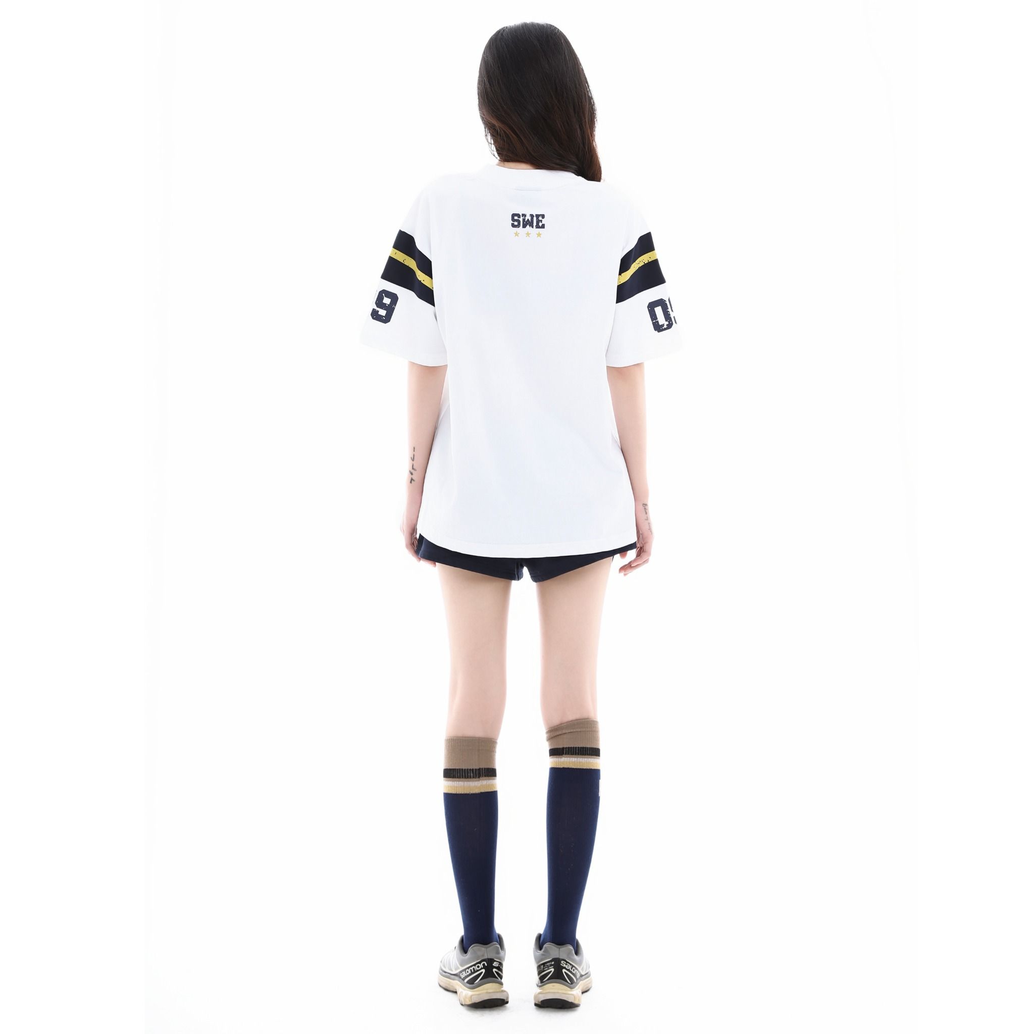 SWE IX JERSEY TEE - WHITE
