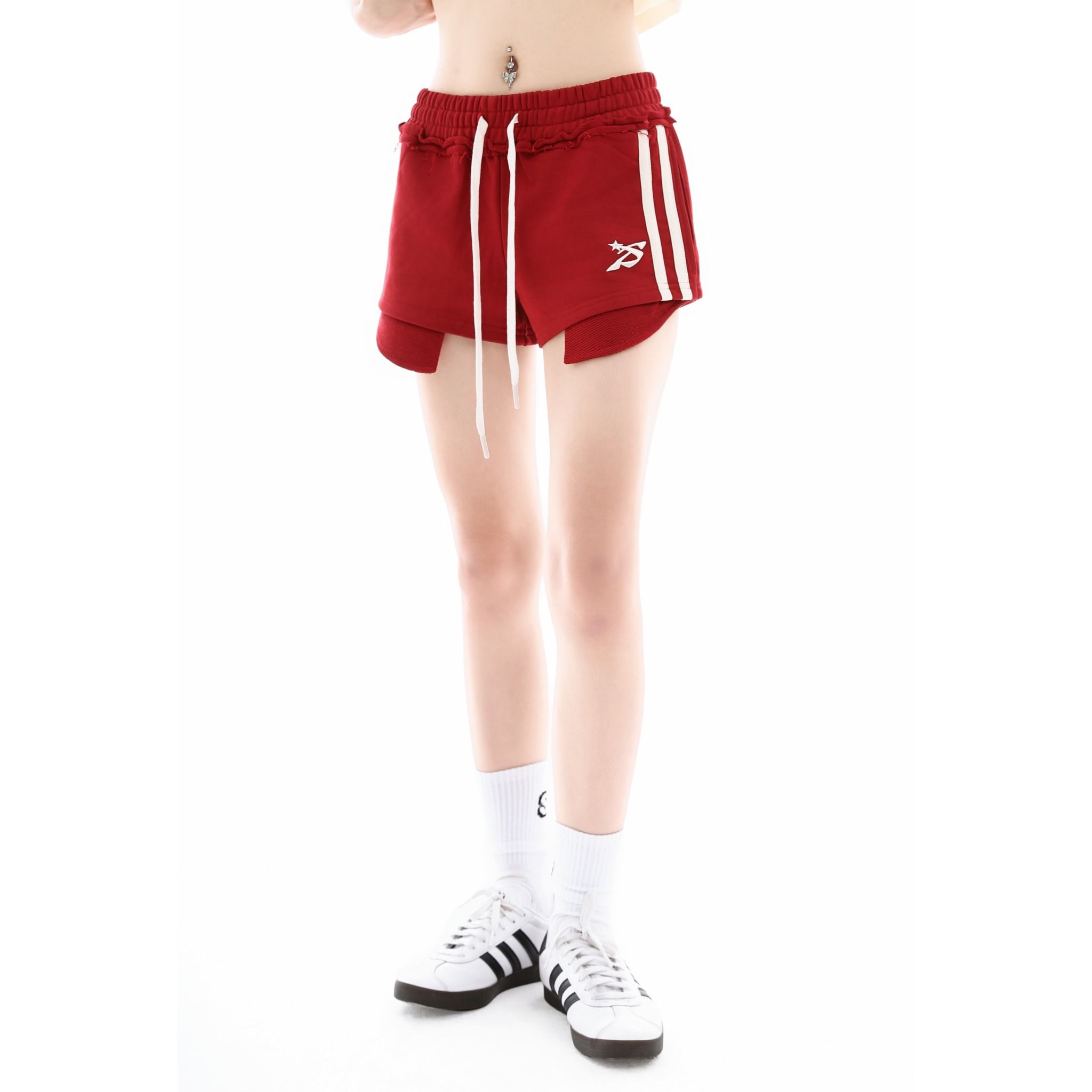 SWE 2BAR SHORTS - RED