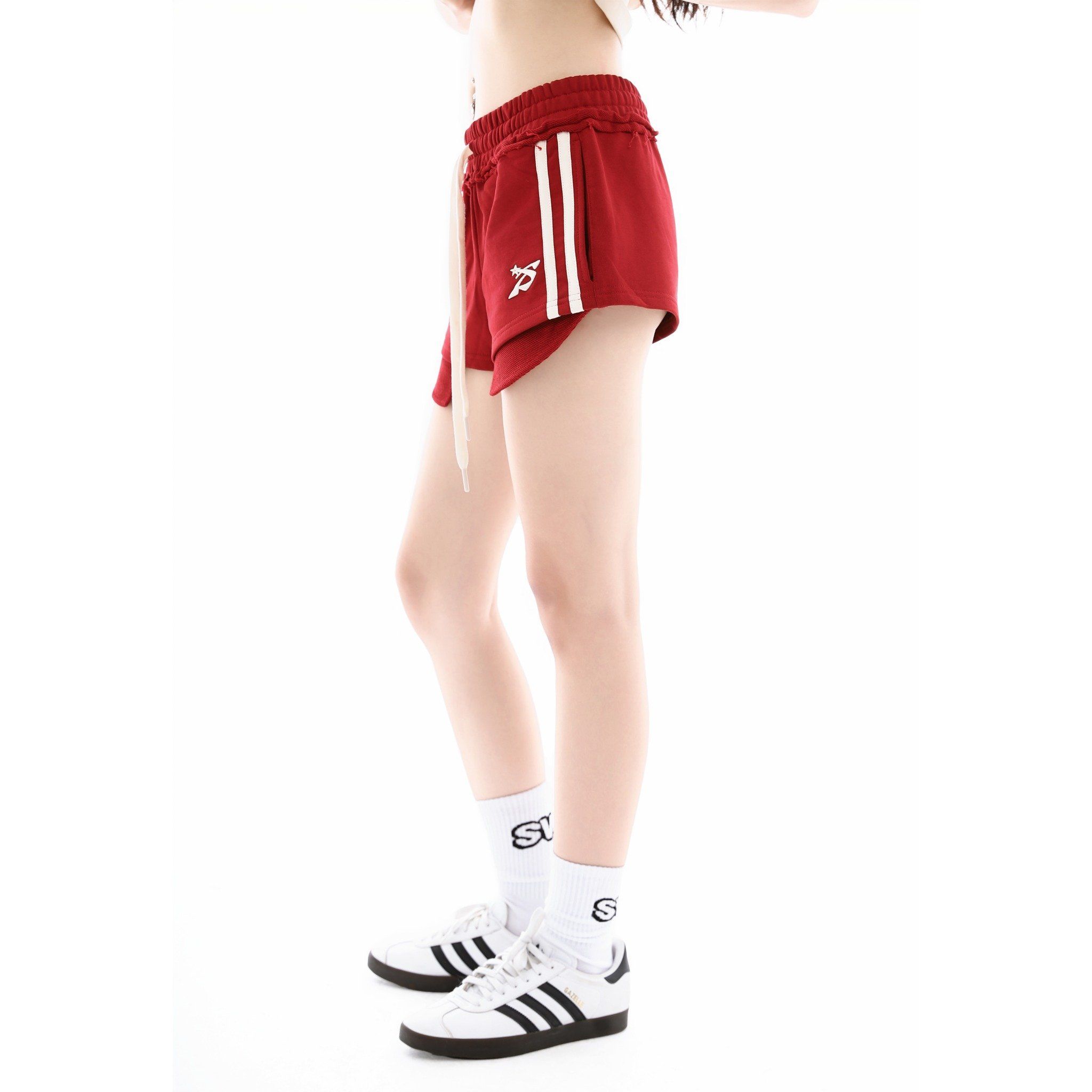 SWE 2BAR SHORTS - RED