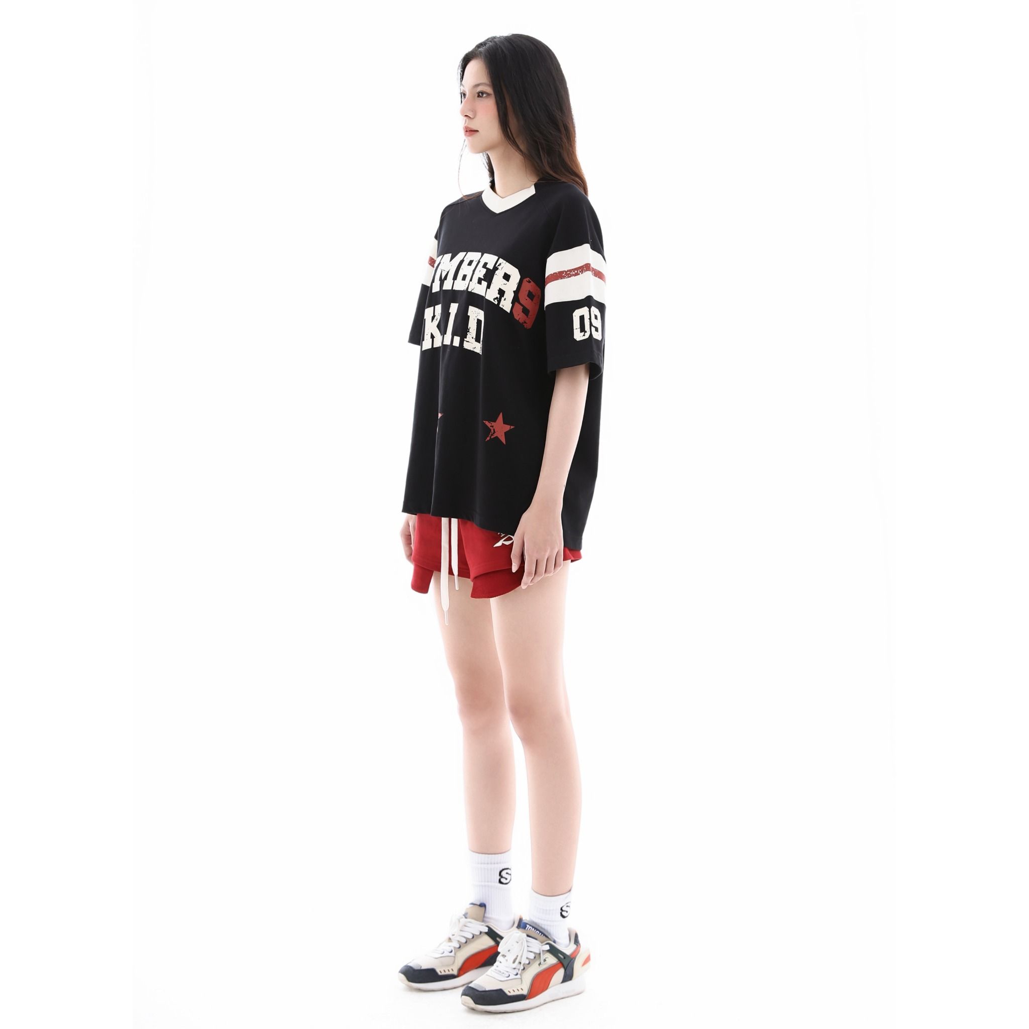 IX JERSEY TEE - BLACK