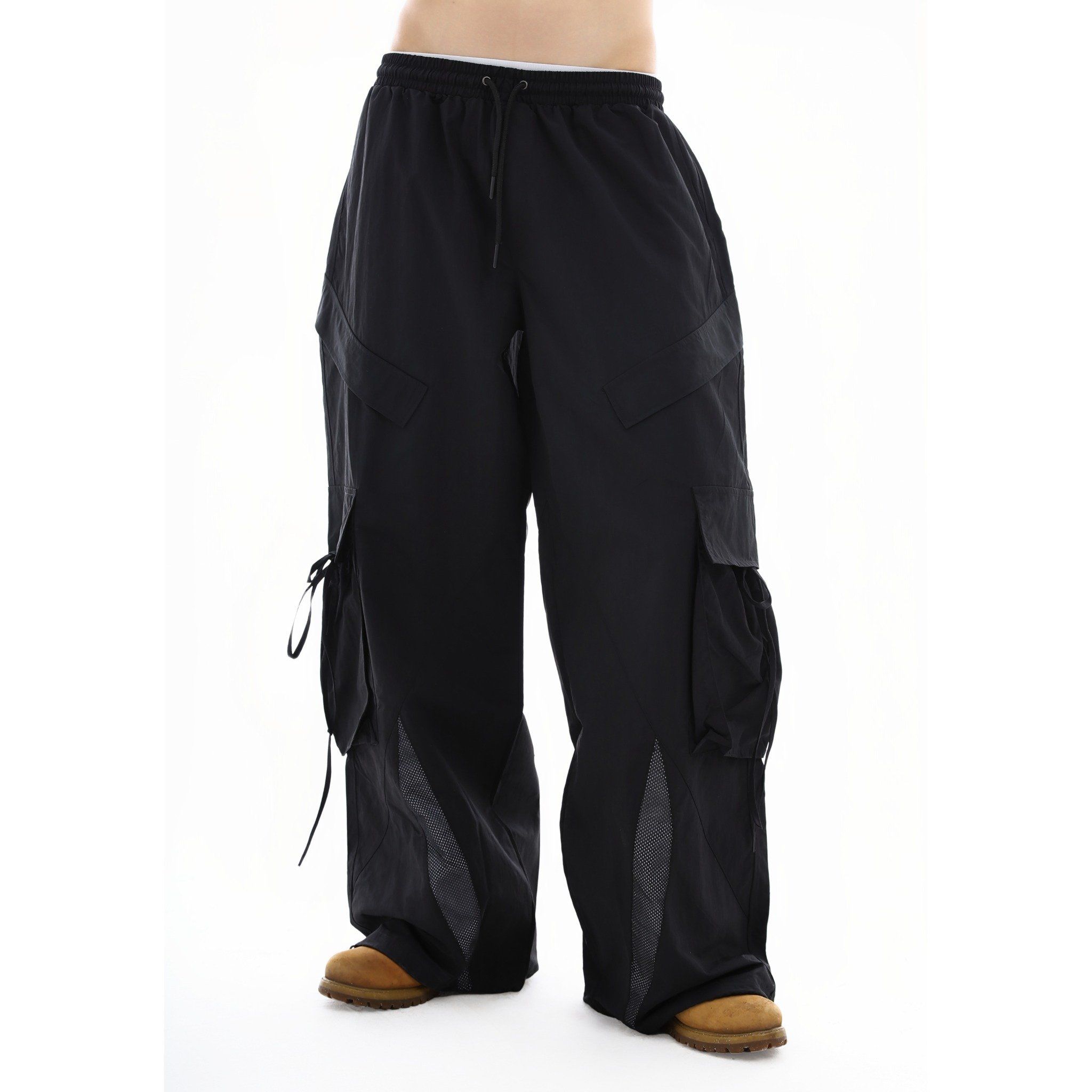 NEBULA CARGO PANTS - BLACK