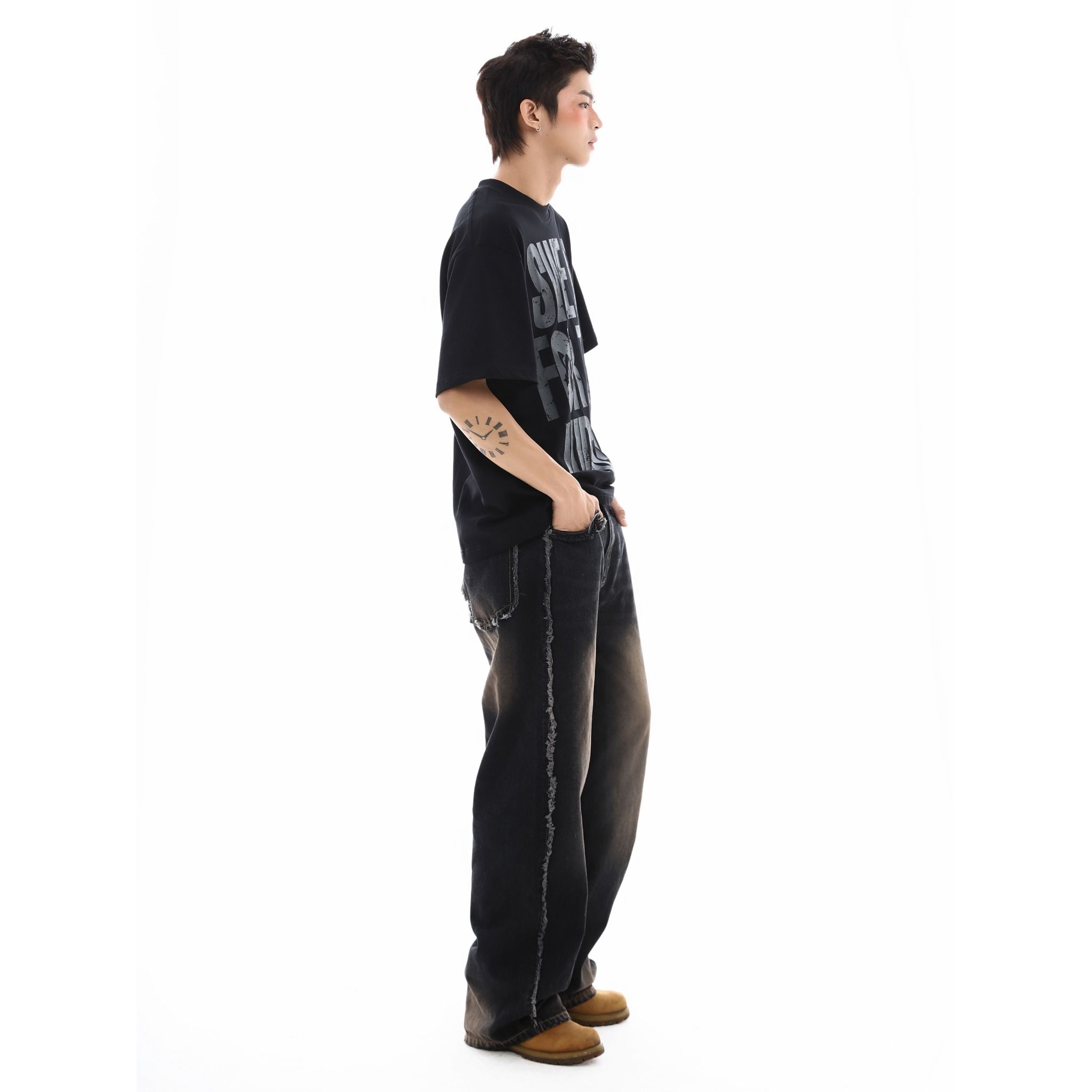 SWE LOUD TEE - BLACK