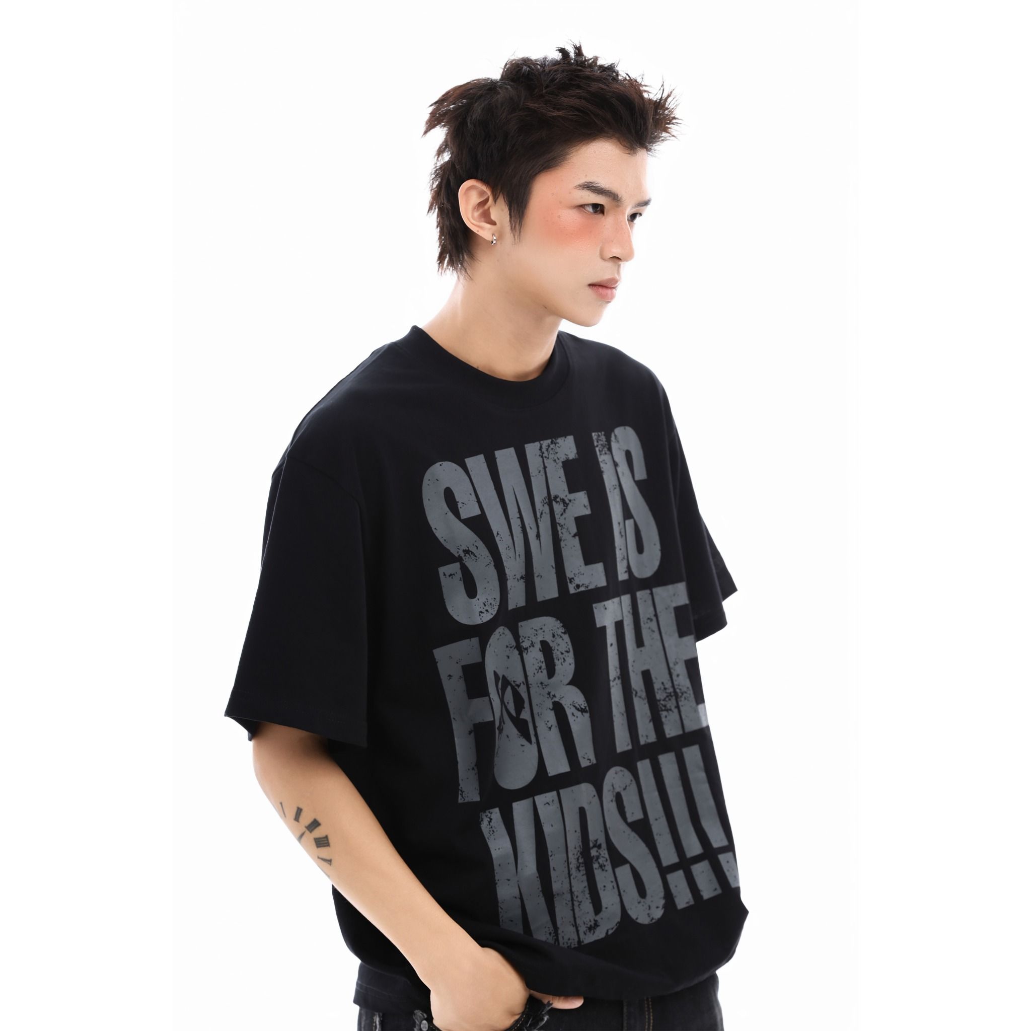 SWE LOUD TEE - BLACK