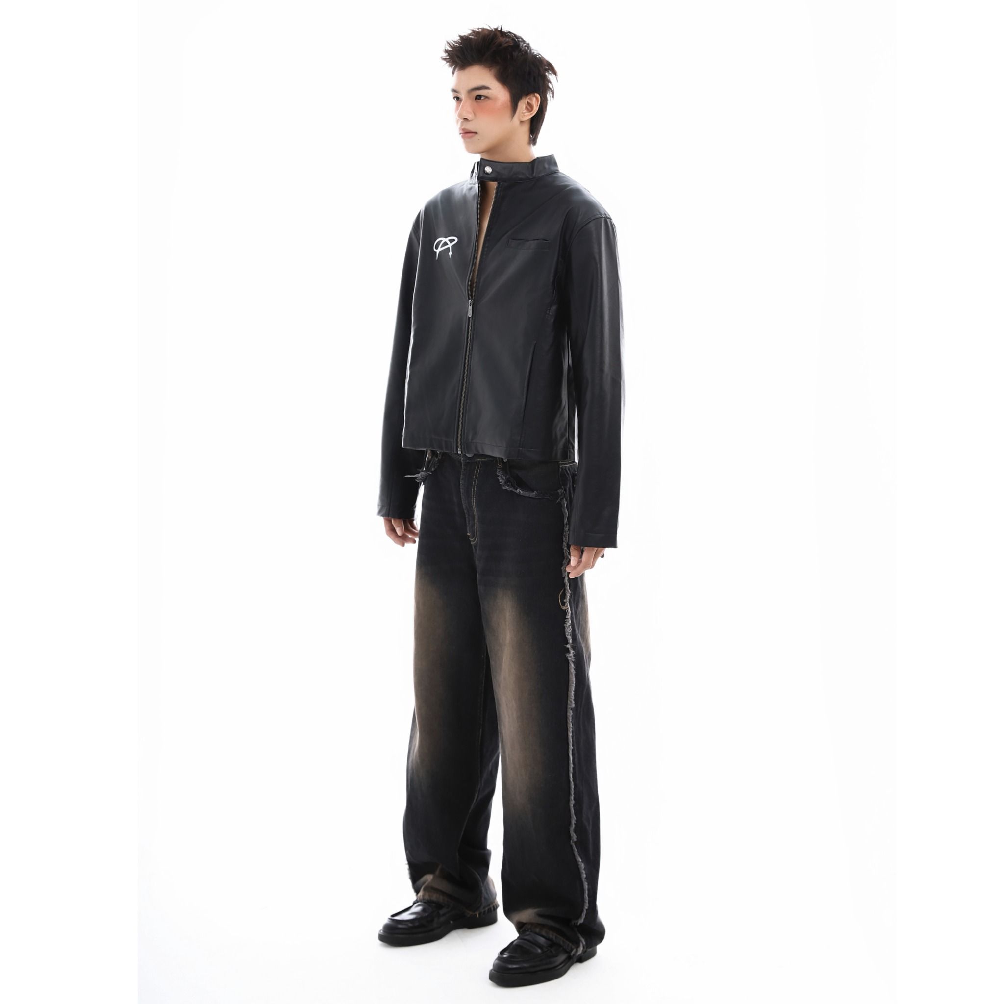 SWE INFINITY LEATHER JACKET - BLACK