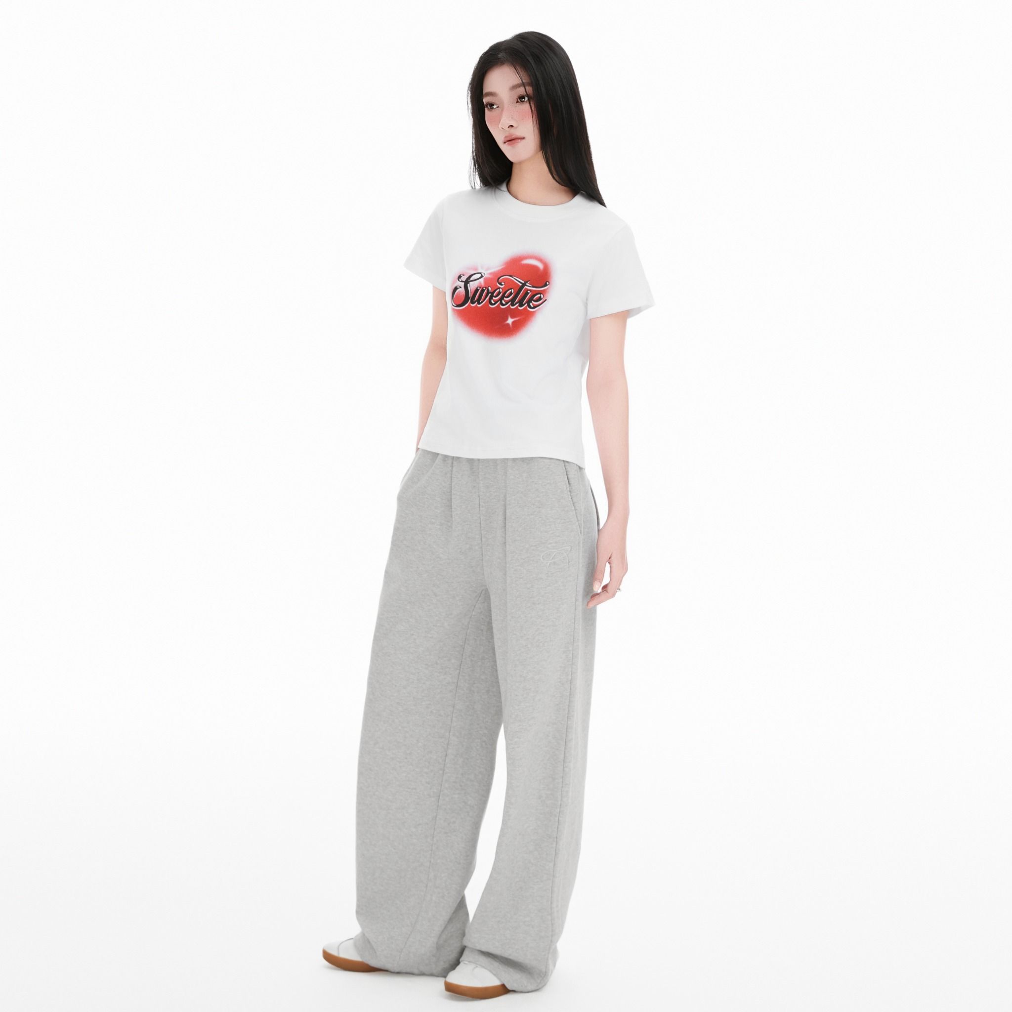 SWE SWEETHEART BABY TEE - WHITE