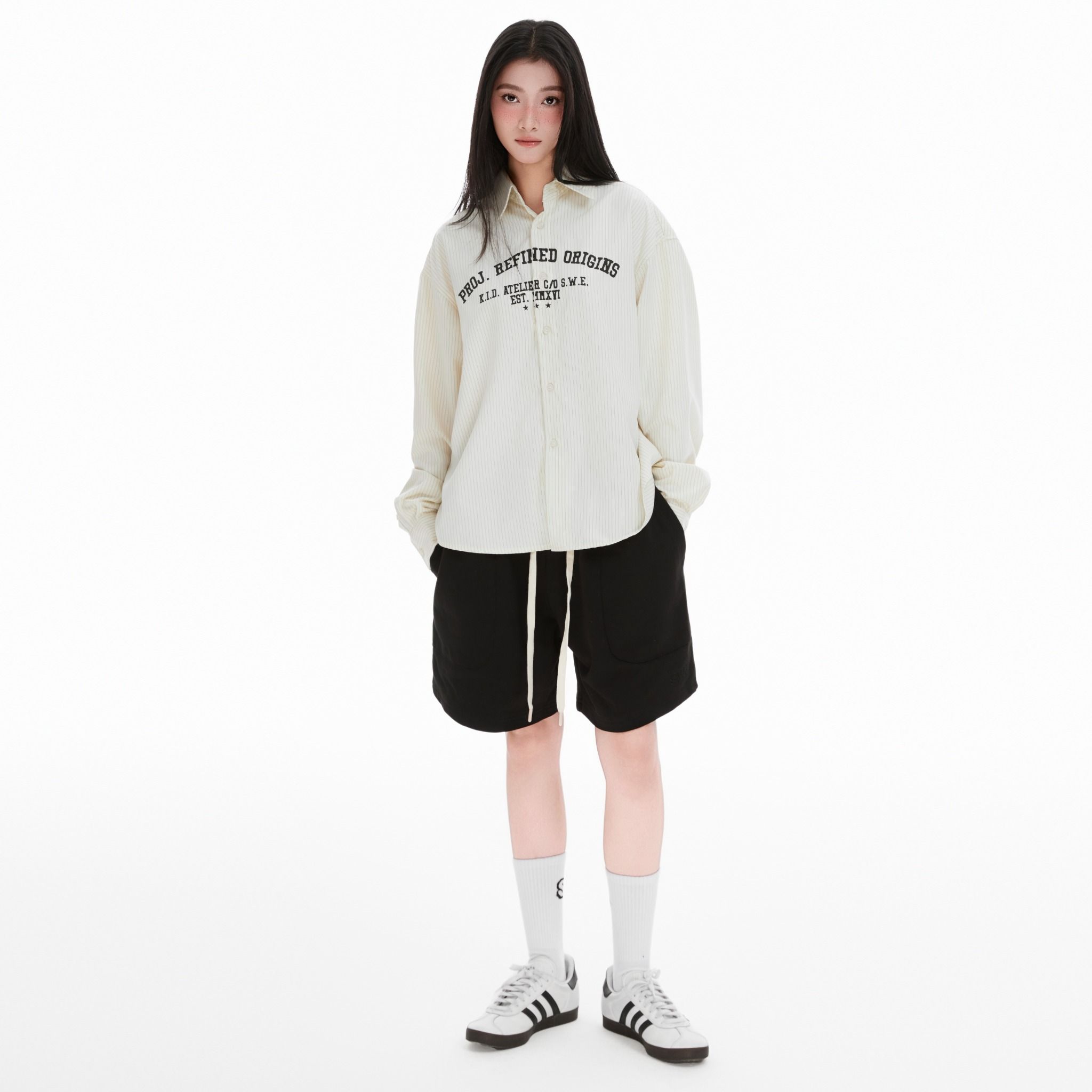 SWE PROJECT L/S SHIRT - BEIGE