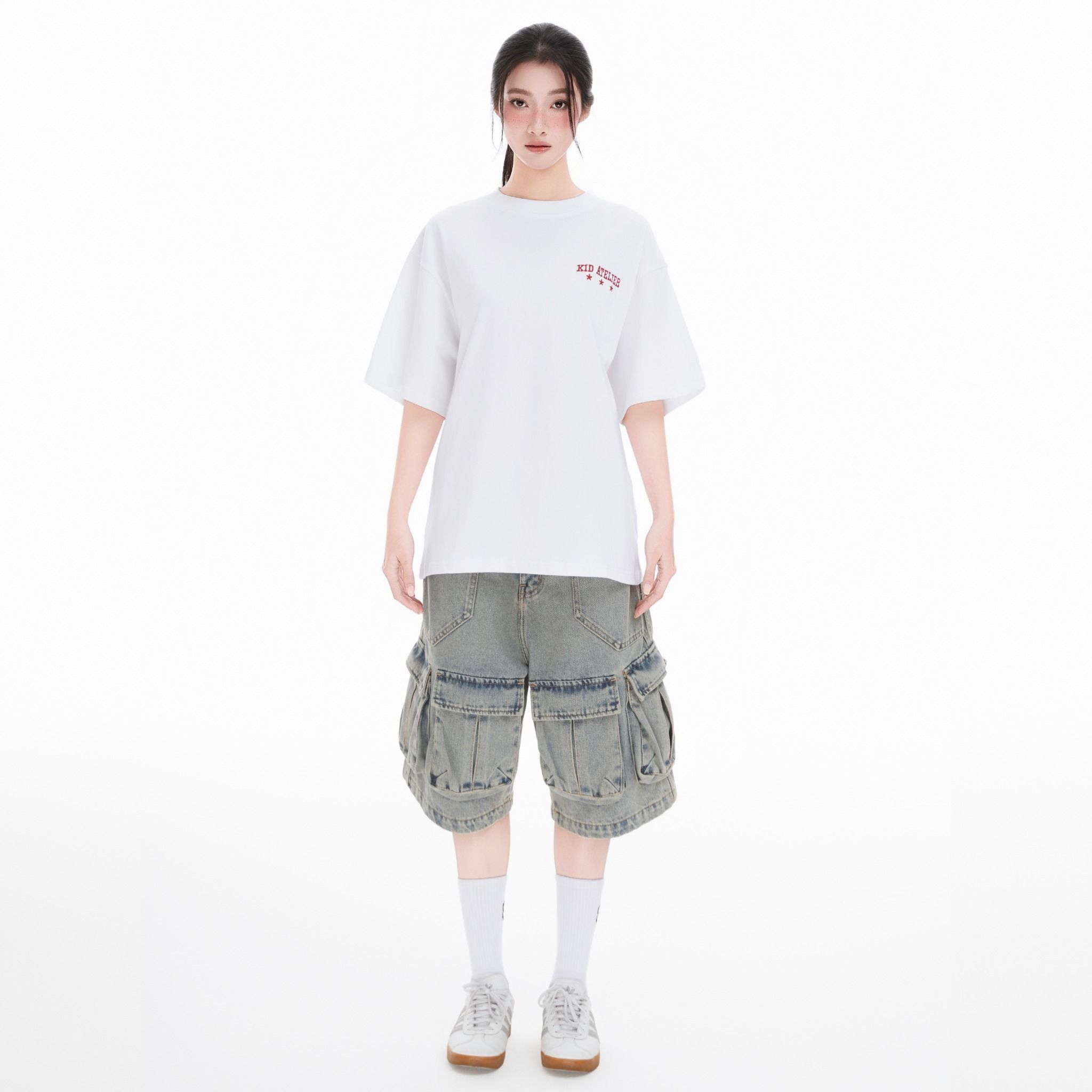 SWE 10 TEE - WHITE/RED