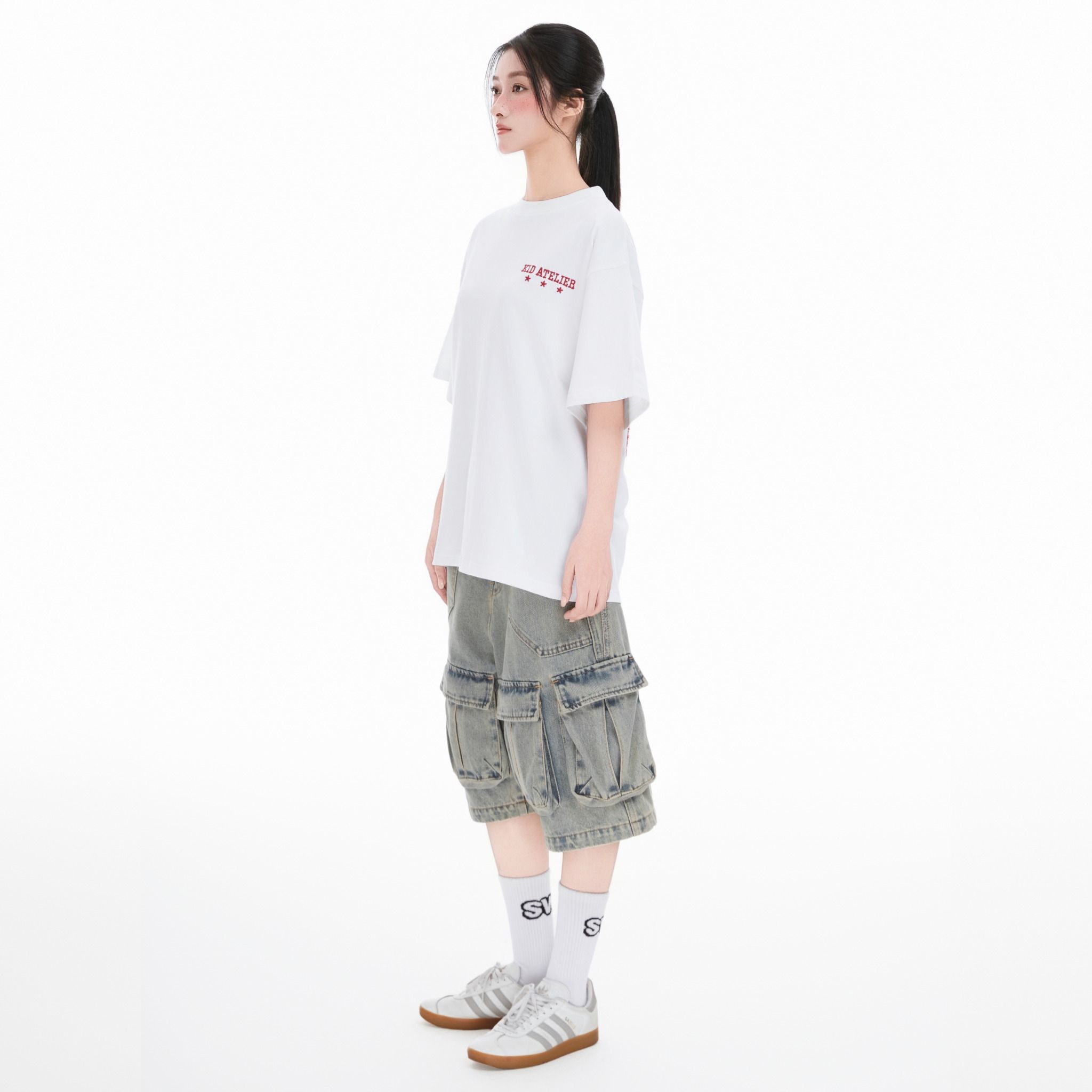 SWE 10 TEE - WHITE/RED
