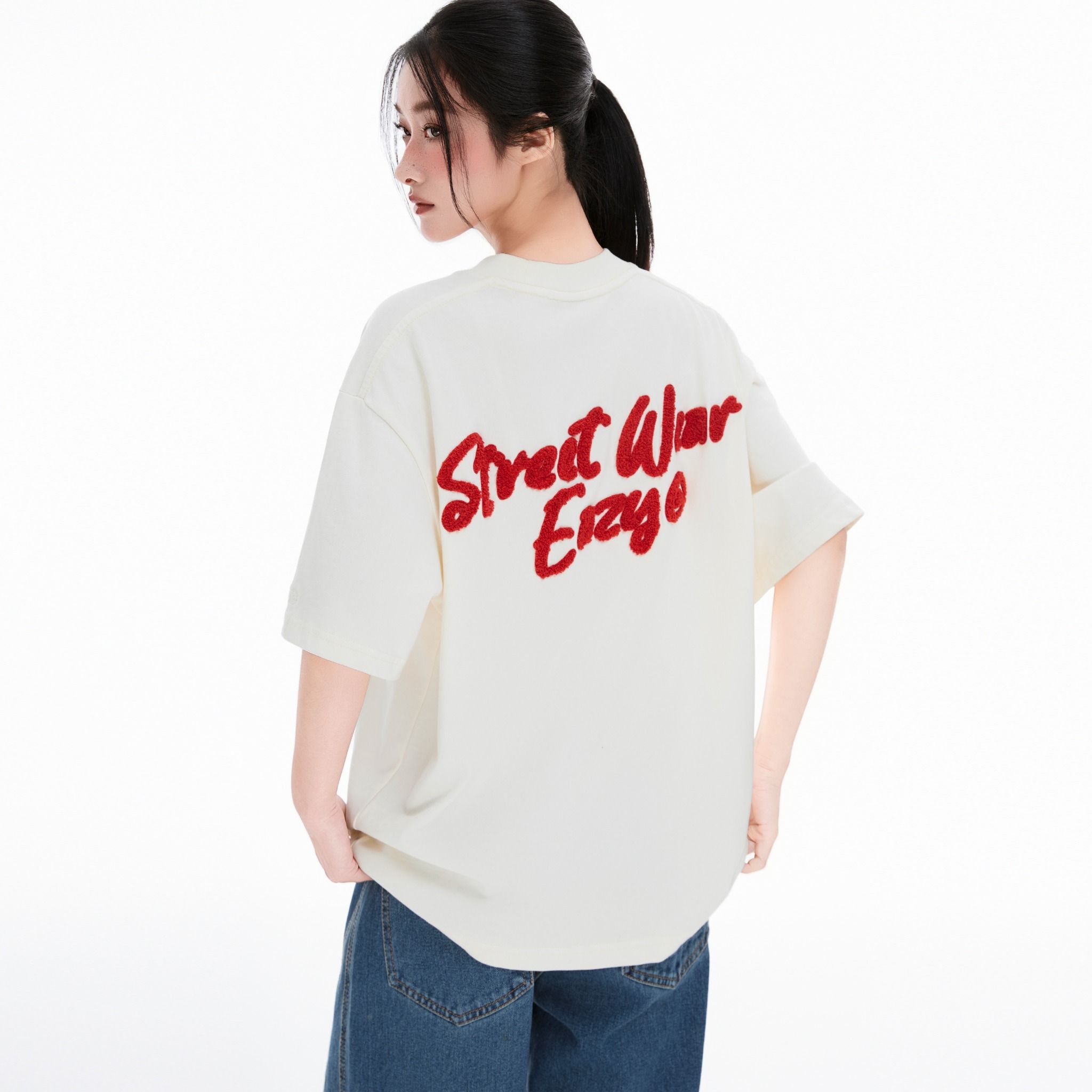 SWE SIGNATURE TEE - CREAM