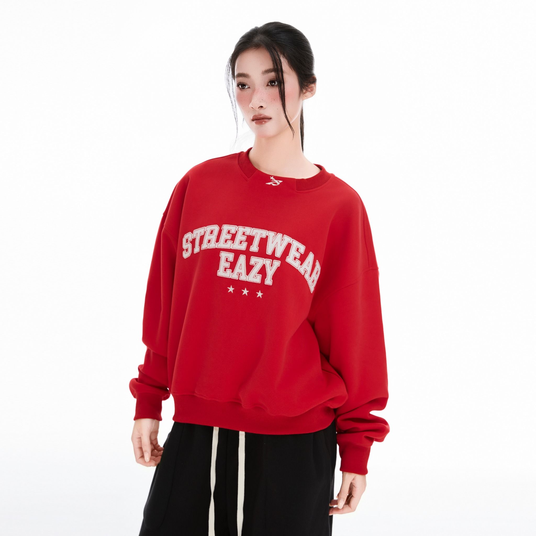 ACTIVE SWEATER - RED