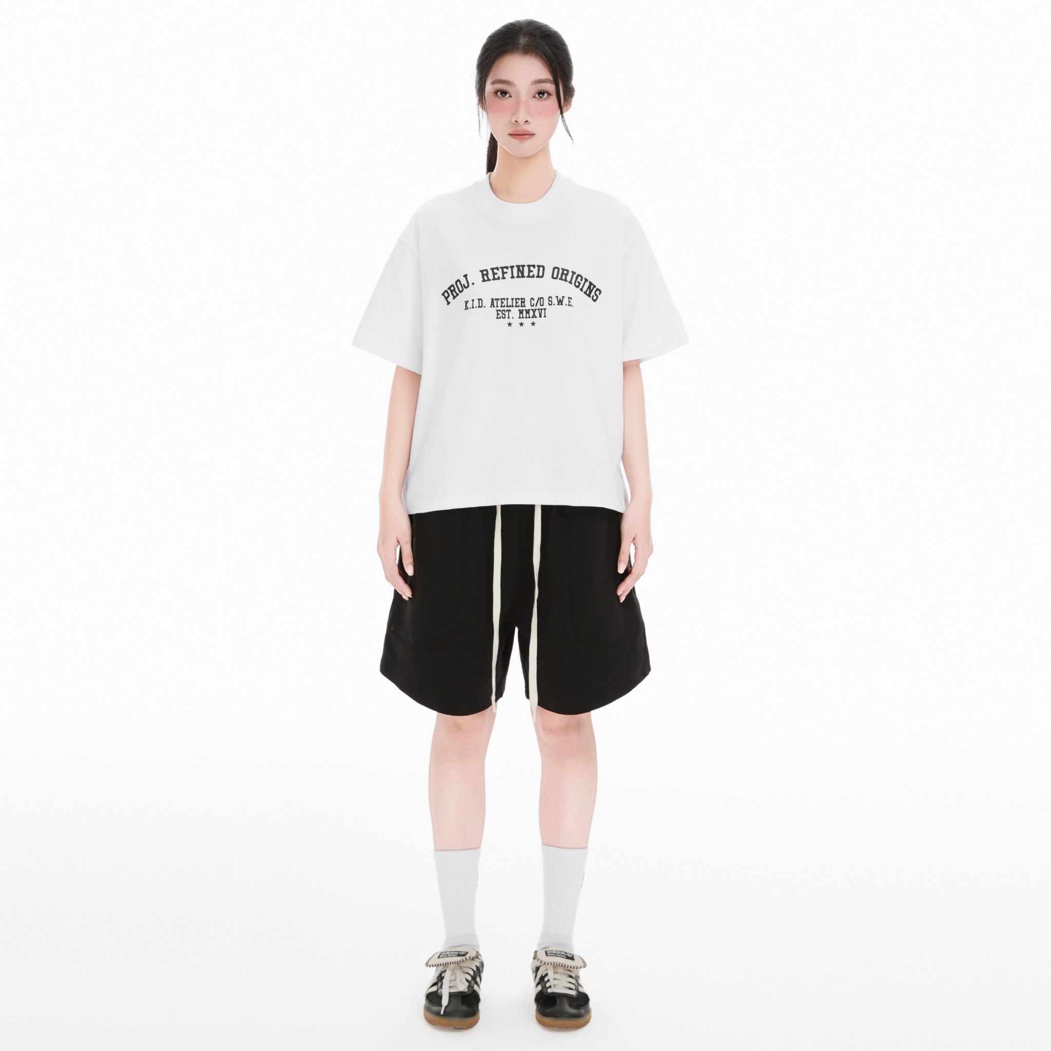 SWE PROJECT BOXY TEE - WHITE