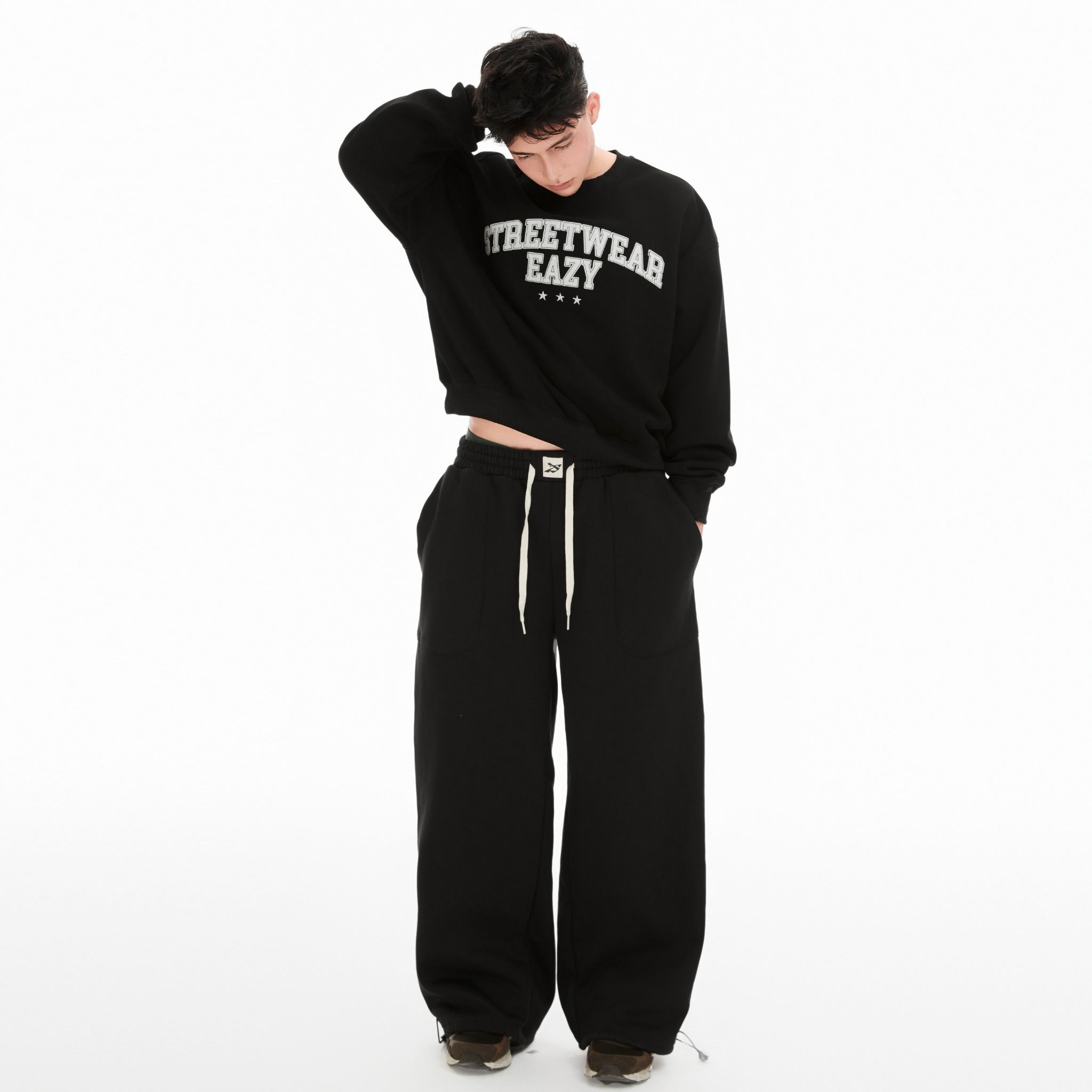 SWE ACTIVE SWEATER - BLACK