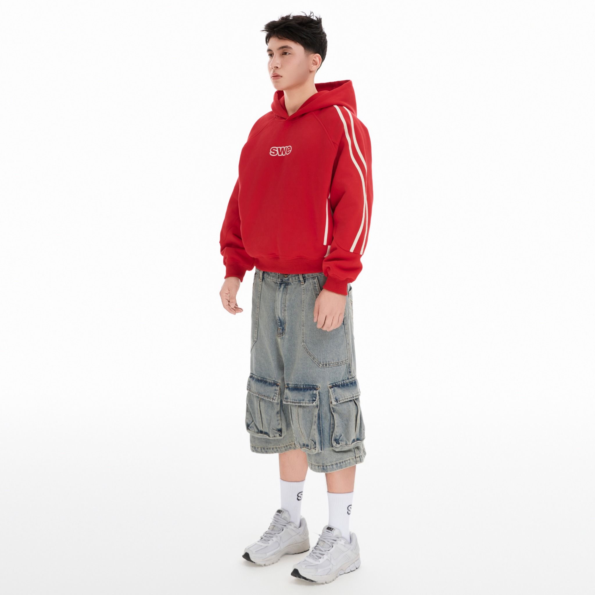 SWE PULSE HOODIE - RED