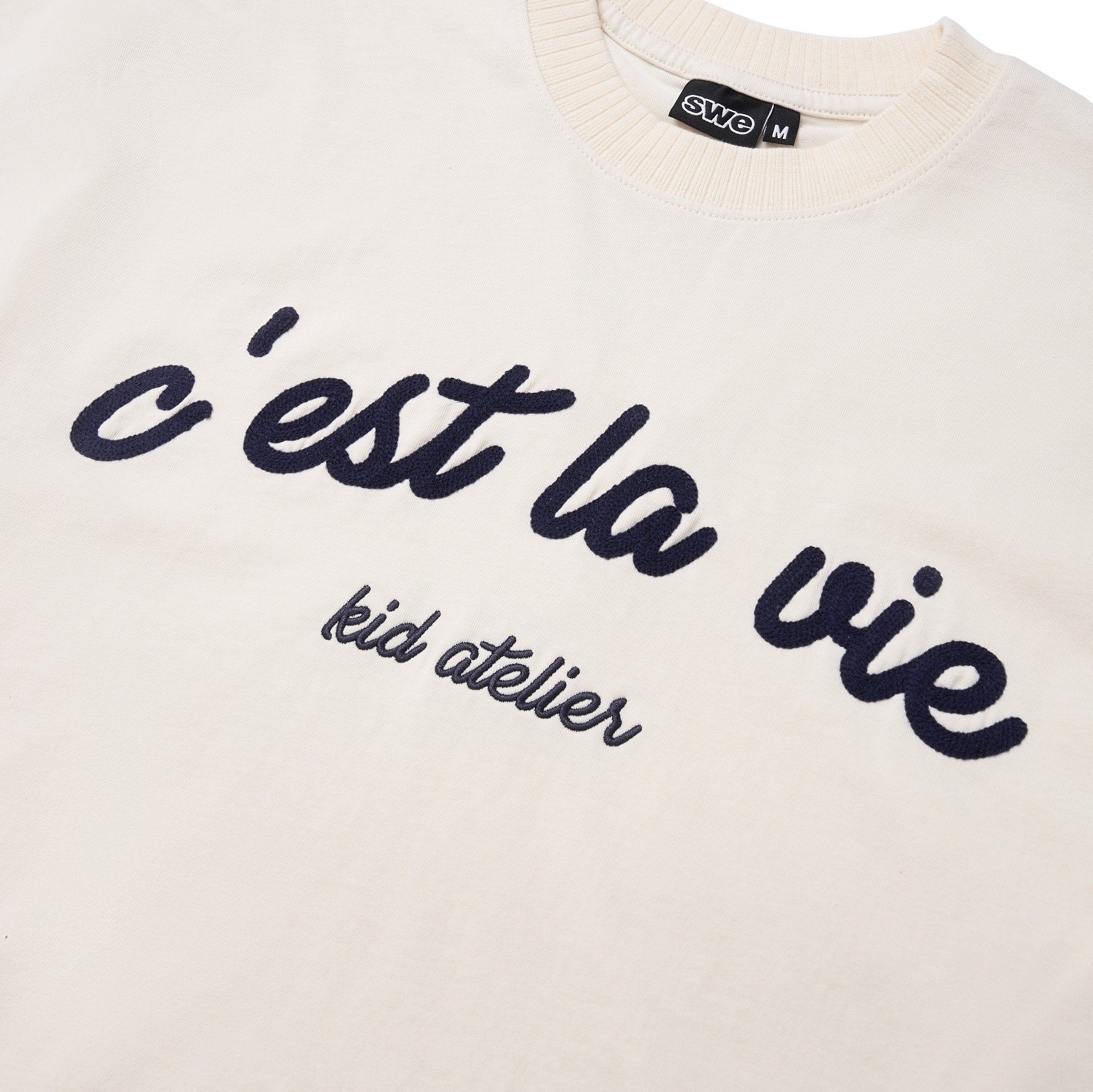 SWE LIFE TEE - CREAM