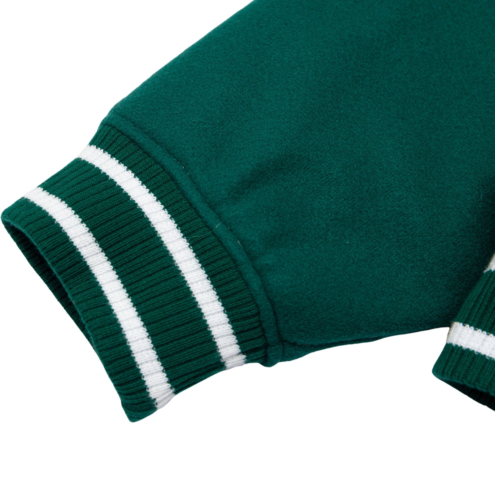 DREAM VARSITY JACKET - GREEN