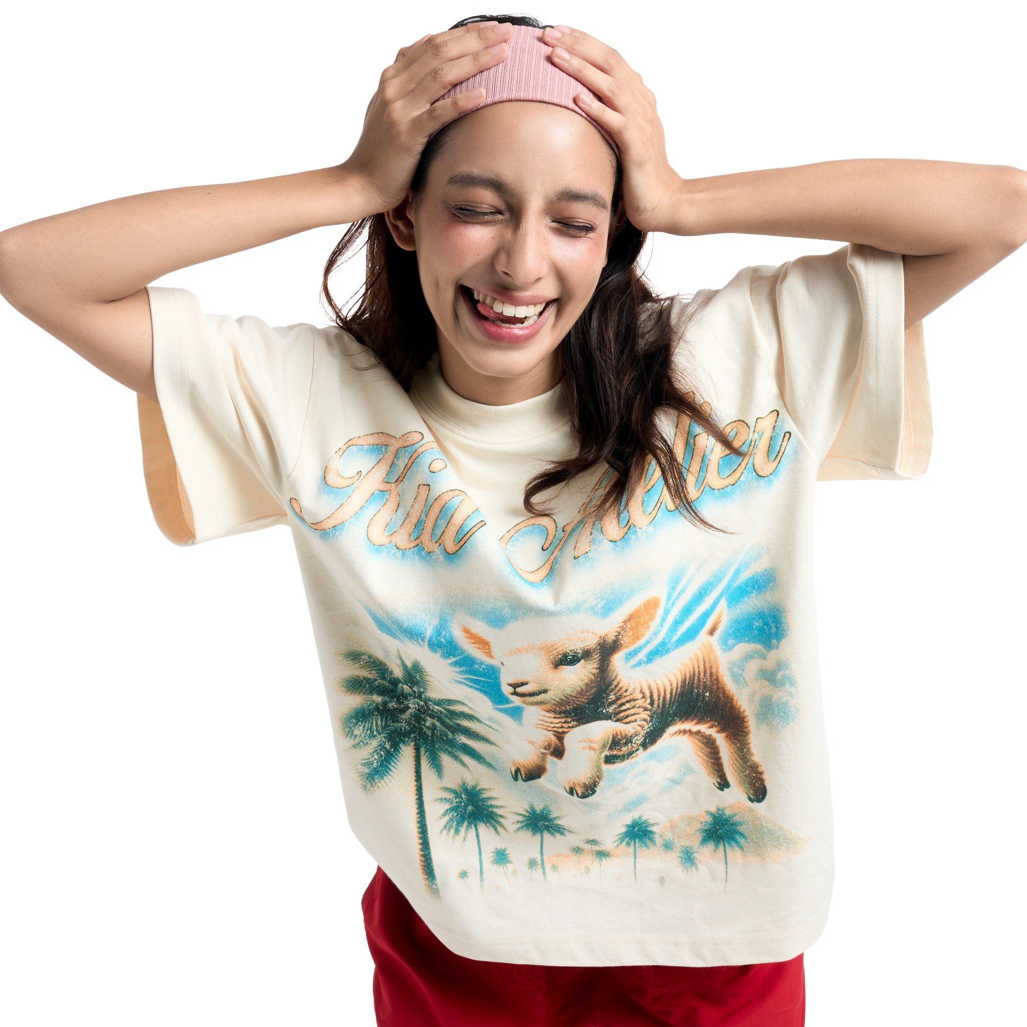 LAMB TEE - BEIGE