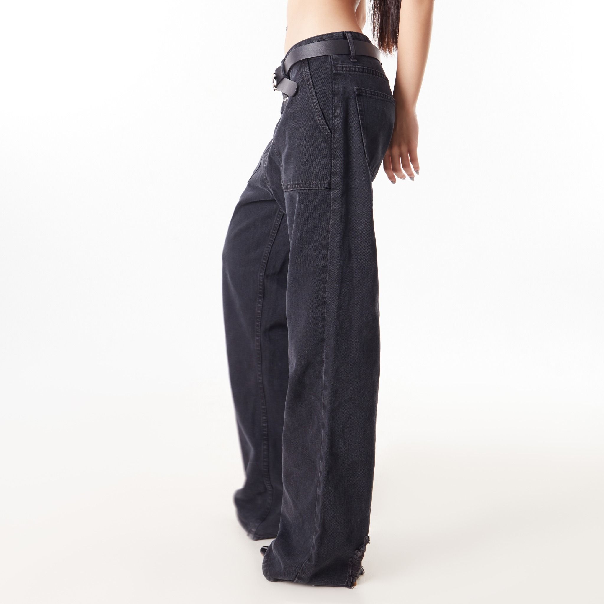 BOOT CUT JEANS - BLACK