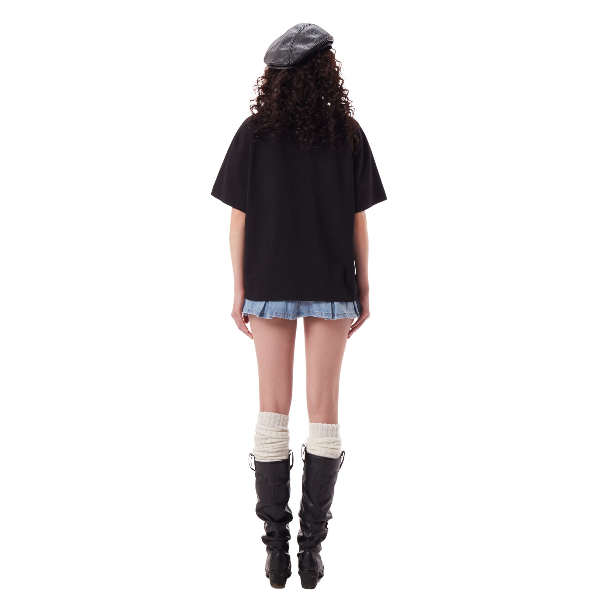 SWE HAPPY TEE - BLACK