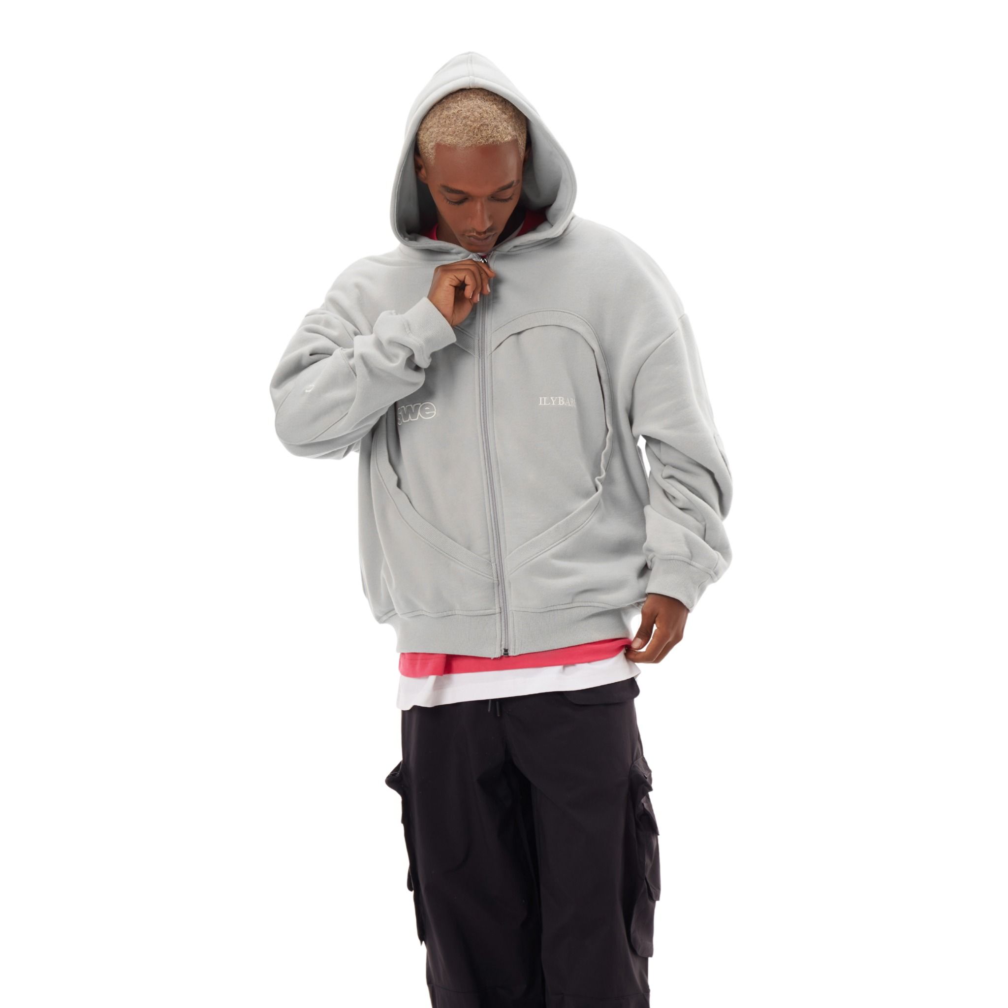ILY HOODIE ZIP - GRAY