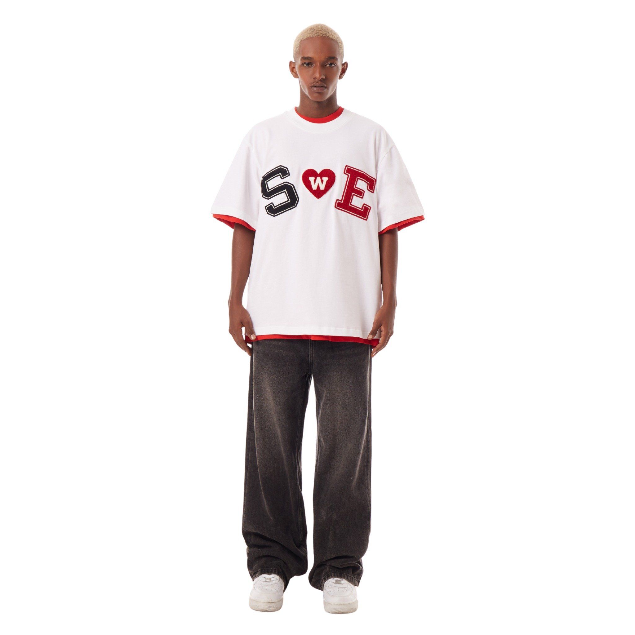 SWE PATCH TEE - WHITE
