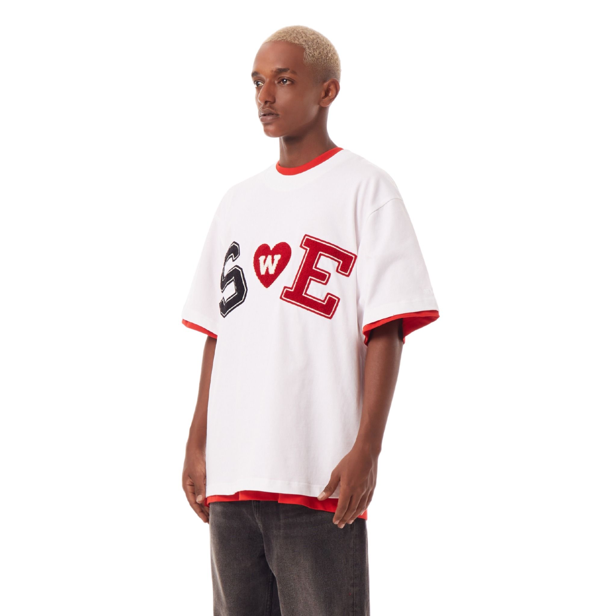 SWE PATCH TEE - WHITE