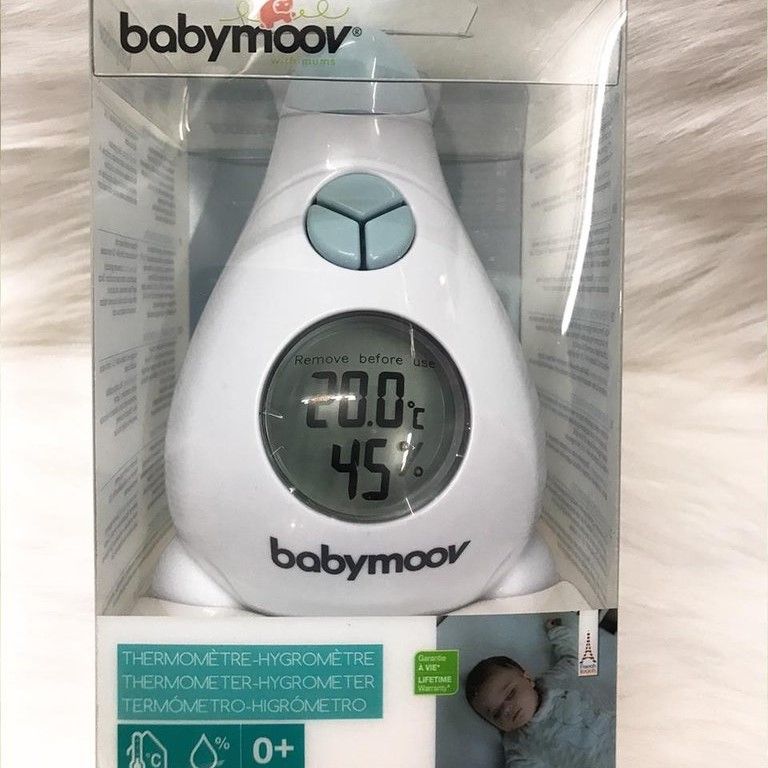 Máy đo nhiệt độ phòng Babymoov Thermometer Hygrometer ( hàng Anh )