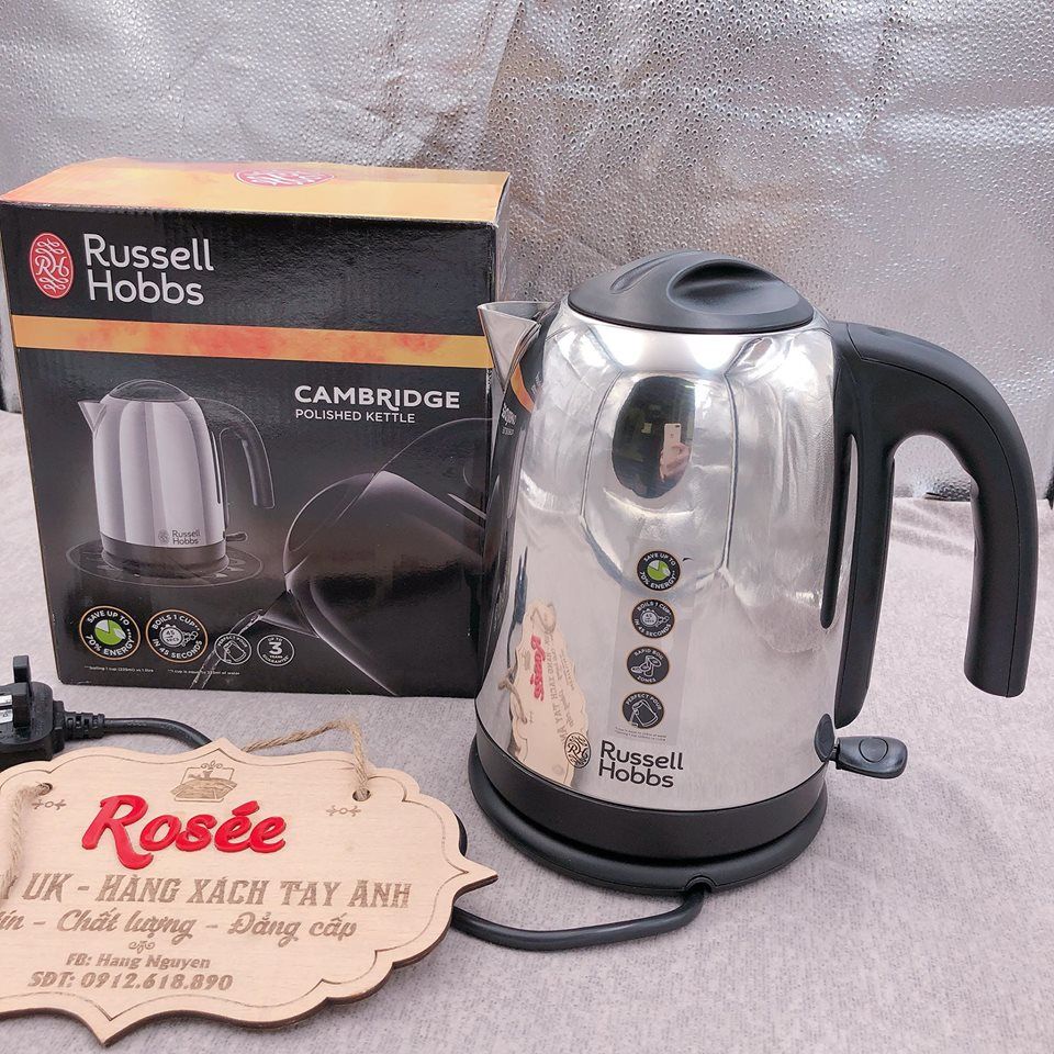 ( Hàng đặt trước ) Ấm siêu tốc Russell Hobbs Cambridge 1.7L