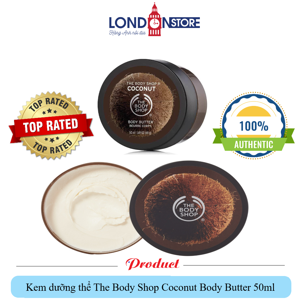 Kem dưỡng thể The Body Shop Coconut Body Butter