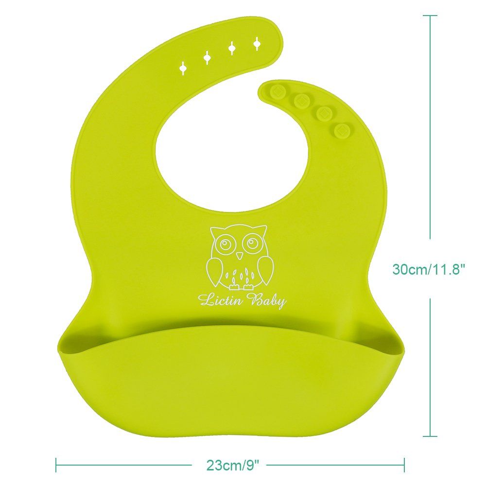 Set 3 yếm máng cho bé ăn dặm Lictin