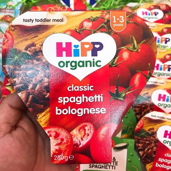 Mỳ ý ăn dặm cho bé Hipp Spaghetti Bolognese ( 1-3y)