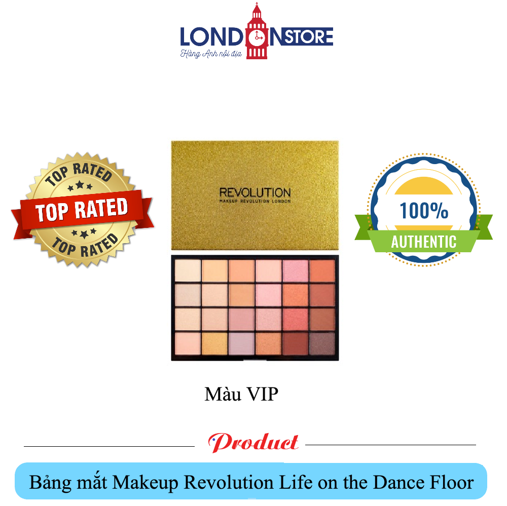 Bảng mắt 24 màu Makeup Revolution Life on the Dance Floor