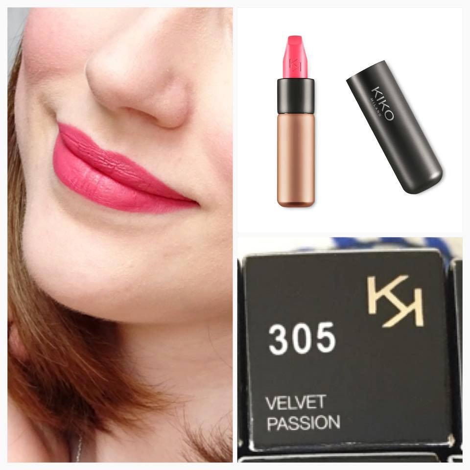 Son Kiko Velvet Passion Màu 305 - Hibiscus