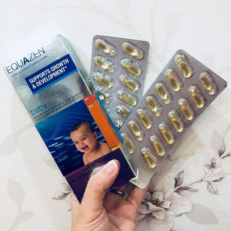 Viên uống bổ sung DHA Equazen Baby cho bé từ 6 tháng - 3 tuổi