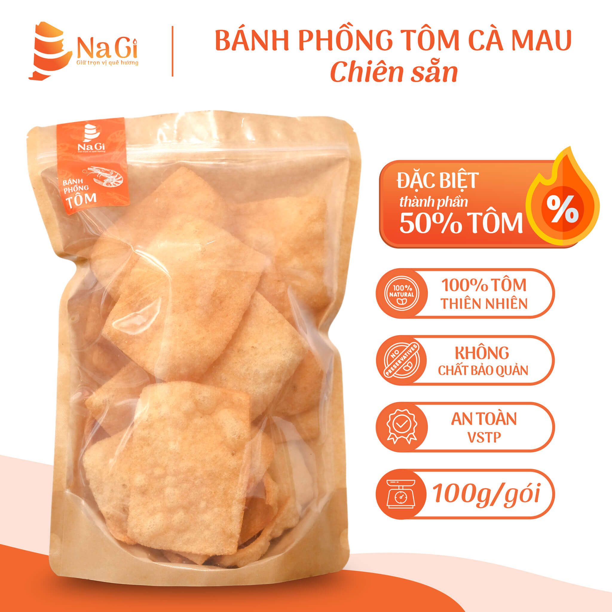 Bánh Phồng Tôm chiên sẵn