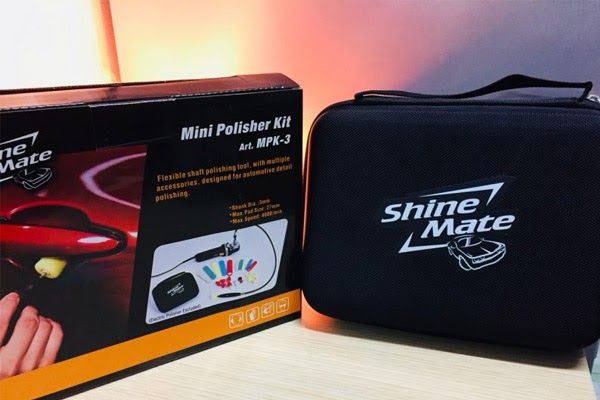 Bộ đánh bóng chi tiết - Shine Mate Mini Polisher Kit