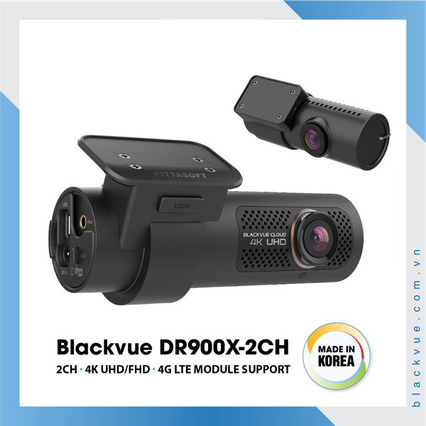  Camera hành trình Blackvue 4K DR900X-2CH Cloud 