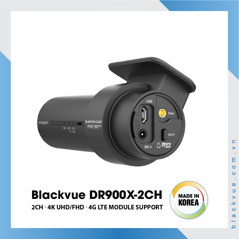  Camera hành trình Blackvue 4K DR900X-2CH Cloud 