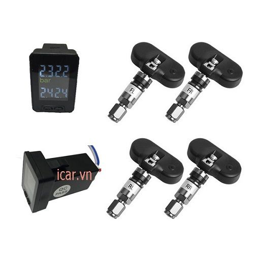  ICar TPMS C393, C394 Cảm biến áp suất lốp  lỗ chờ xe 