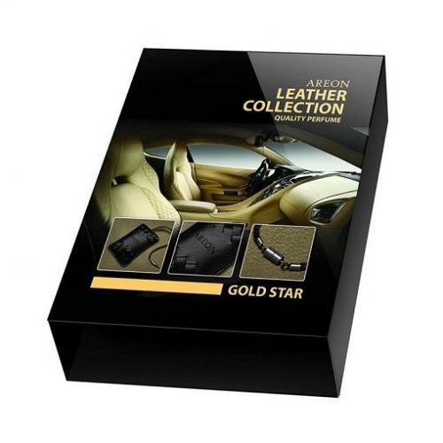  Areon Gold Star Leather - Túi da treo xe hương sang trọng 