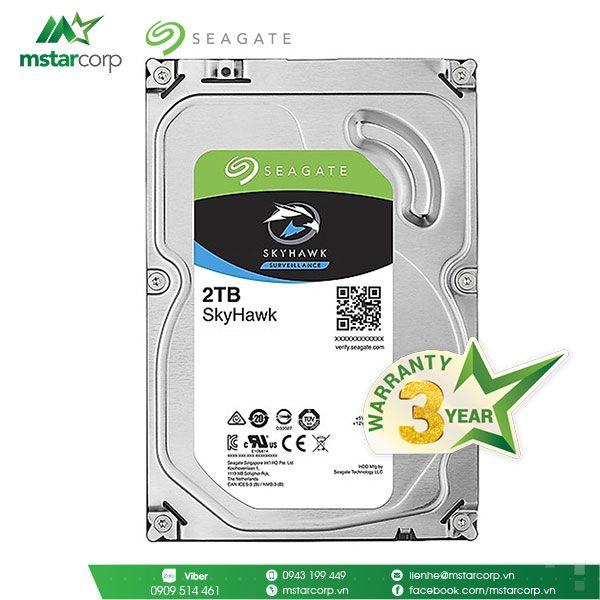 HDD Seagate SkyHawk 2TB - ST2000VX008