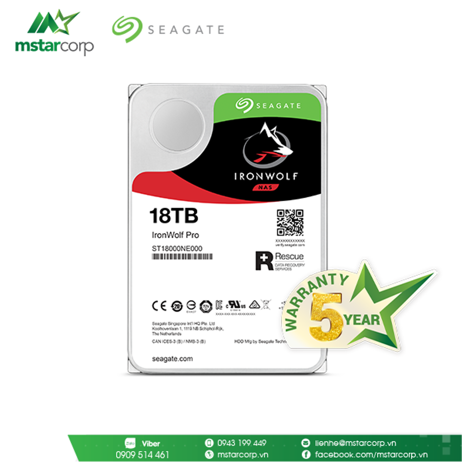 HDD Seagate IronWolf Pro 18TB