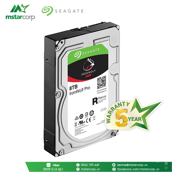 HDD Seagate IronWolf Pro 8TB - ST8000NE001