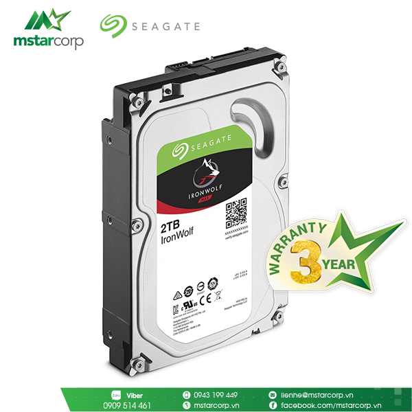 HDD Seagate IronWolf 2TB - ST2000VN004