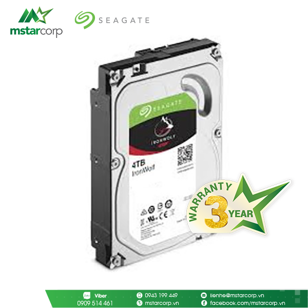 HDD Seagate IronWolf 4TB - ST4000VN008