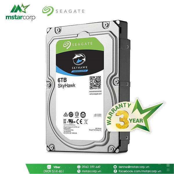 HDD Seagate SkyHawk 6TB - ST6000VX001