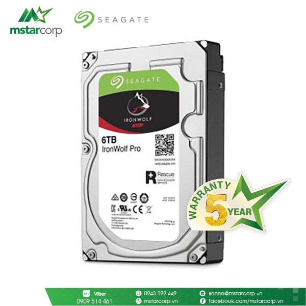 HDD Seagate IronWolf Pro 6TB - ST6000NE000
