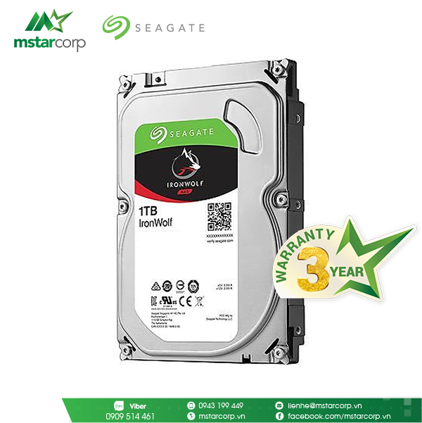 HDD Seagate IronWolf 1TB - ST1000VN002